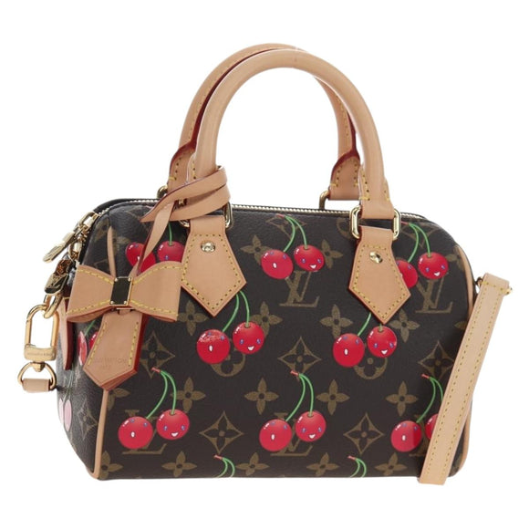 LOUIS VUITTON Cherry LV × TM Speedy Bandouliere 20 Bag M13094 LV Auth 196003SAM