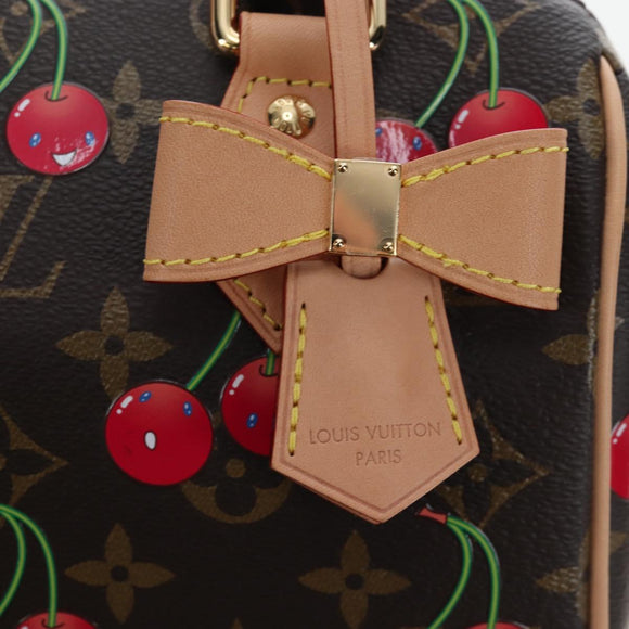 LOUIS VUITTON Cherry LV × TM Speedy Bandouliere 20 Bag M13094 LV Auth 196003SAM