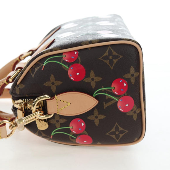 LOUIS VUITTON Cherry LV × TM Speedy Bandouliere 20 Bag M13094 LV Auth 196003SAM