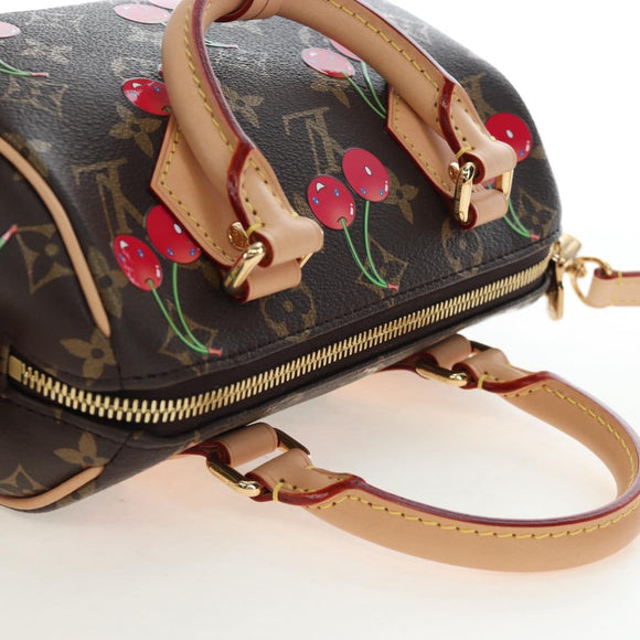 LOUIS VUITTON Cherry LV × TM Speedy Bandouliere 20 Bag M13094 LV Auth 196003SAM