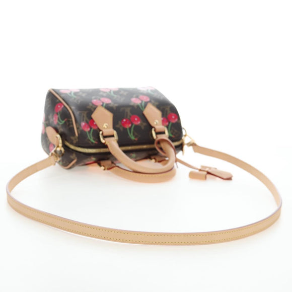 LOUIS VUITTON Cherry LV × TM Speedy Bandouliere 20 Bag M13094 LV Auth 196003SAM