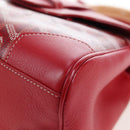 GOYARD Herringbone Saigon Hand Bag PVC Red Auth 196004SM-13