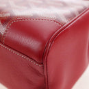 GOYARD Herringbone Saigon Hand Bag PVC Red Auth 196004SM-15