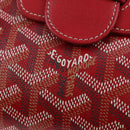GOYARD Herringbone Saigon Hand Bag PVC Red Auth 196004SM-16