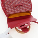 GOYARD Herringbone Saigon Hand Bag PVC Red Auth 196004SM-17