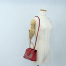 GOYARD Herringbone Saigon Hand Bag PVC Red Auth 196004SM-24