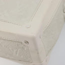 LOUIS VUITTON Monogram Empreinte Soft Trunk Bag White M53287 LV Auth 196005V-15