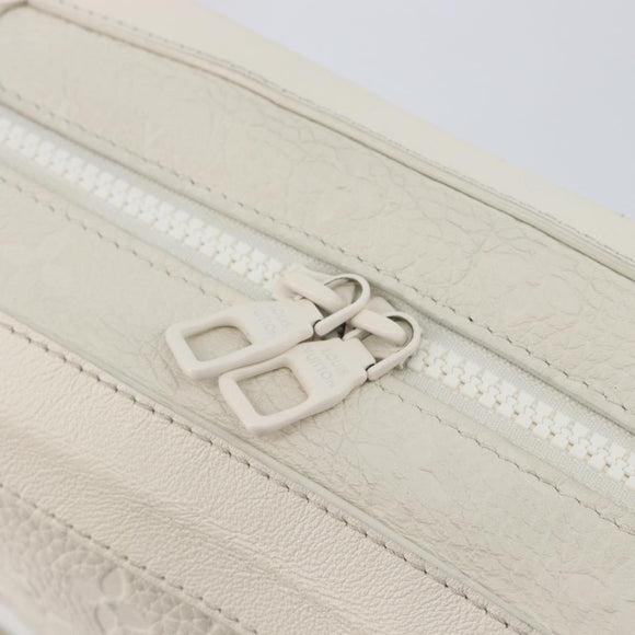 LOUIS VUITTON Monogram Empreinte Soft Trunk Bag White M53287 LV Auth 196005V