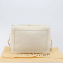LOUIS VUITTON Monogram Empreinte Soft Trunk Bag White M53287 LV Auth 196005V-12