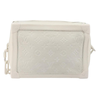 LOUIS VUITTON Monogram Empreinte Soft Trunk Bag White M53287 LV Auth 196005V - 0