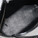 CHANEL Matelasse Reprint Tote Bag Patent leather Black Gold CC Auth 196006V-10