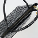 CHANEL Matelasse Reprint Tote Bag Patent leather Black Gold CC Auth 196006V-6