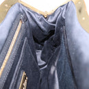 Miu Miu Matelasse Shoulder Bag Leather Black Gold Auth 196010M-23