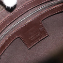 FENDI Zucca Canvas Mamma Baguette Shoulder Bag Brown Black Auth 196011V-20