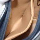Christian Dior Trotter Canvas Shoulder Bag PVC Navy Gold Auth 196013A-20