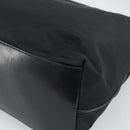PRADA Shoulder Bag Nylon Black Silver Auth 196016A-12