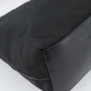 PRADA Shoulder Bag Nylon Black Silver Auth 196016A-13
