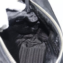 PRADA Shoulder Bag Nylon Black Silver Auth 196016A-19
