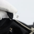 PRADA Shoulder Bag Nylon Black Silver Auth 196016A-23