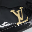 LOUIS VUITTON Pochette Louise EW Bag Patent leather Black M51634 LV Auth 196020-8