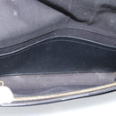 LOUIS VUITTON Pochette Louise EW Bag Patent leather Black M51634 LV Auth 196020-9