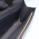 LOUIS VUITTON Pochette Louise EW Bag Patent leather Black M51634 LV Auth 196020-18