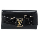 LOUIS VUITTON Pochette Louise EW Bag Patent leather Black M51634 LV Auth 196020-13