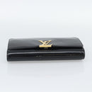 LOUIS VUITTON Pochette Louise EW Bag Patent leather Black M51634 LV Auth 196020-6