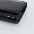 LOUIS VUITTON Pochette Louise EW Bag Patent leather Black M51634 LV Auth 196020-7