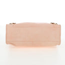 BALENCIAGA Metallic Edge City Bag Leather 2way Pink Gold 390154 Auth 196022M-12