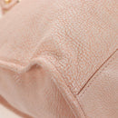 BALENCIAGA Metallic Edge City Bag Leather 2way Pink Gold 390154 Auth 196022M-15