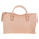 BALENCIAGA Metallic Edge City Bag Leather 2way Pink Gold 390154 Auth 196022M-3