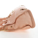 BALENCIAGA Metallic Edge City Bag Leather 2way Pink Gold 390154 Auth 196022M-4