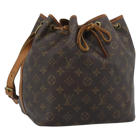 LOUIS VUITTON Monogram Petit Noe Shoulder Bag M42226 LV Auth 196026