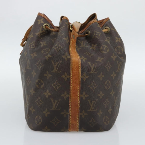 LOUIS VUITTON Monogram Petit Noe Shoulder Bag M42226 LV Auth 196026