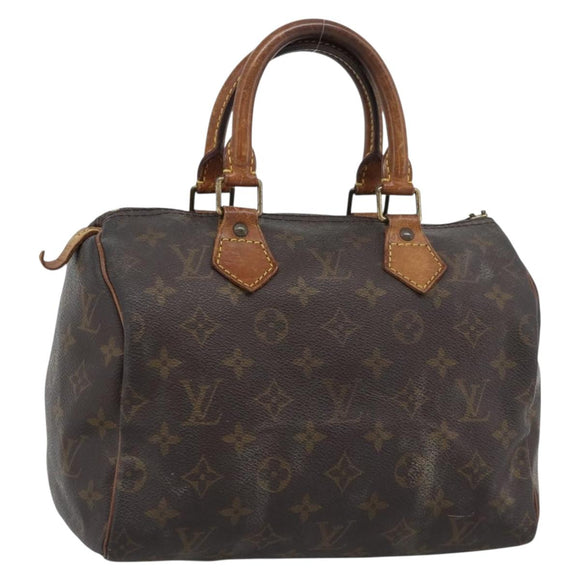 LOUIS VUITTON Monogram Speedy 25 Hand Bag M41528 LV Auth 196027