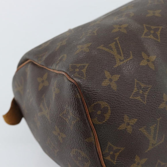 LOUIS VUITTON Monogram Speedy 25 Hand Bag M41528 LV Auth 196027