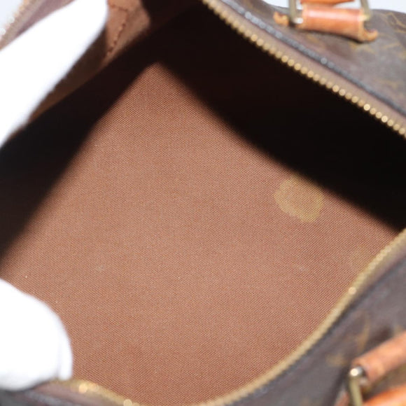 LOUIS VUITTON Monogram Speedy 25 Hand Bag M41528 LV Auth 196027