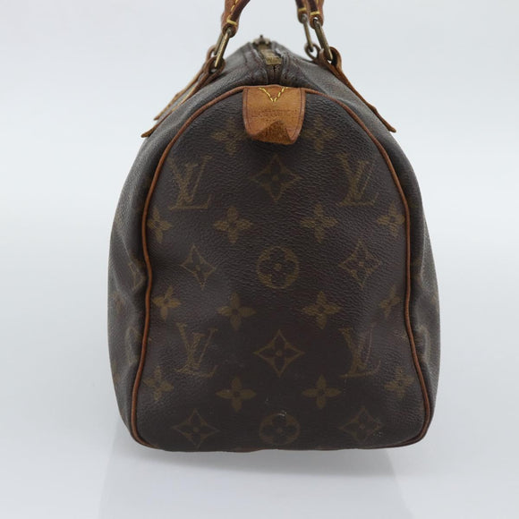 LOUIS VUITTON Monogram Speedy 25 Hand Bag M41528 LV Auth 196027