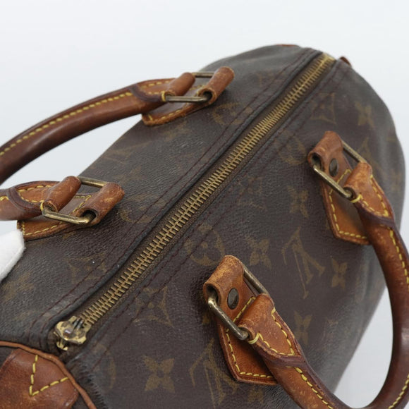 LOUIS VUITTON Monogram Speedy 25 Hand Bag M41528 LV Auth 196027