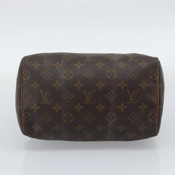 LOUIS VUITTON Monogram Speedy 25 Hand Bag M41528 LV Auth 196027