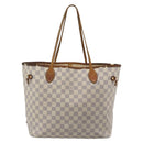 LOUIS VUITTON Damier Azur Neverfull MM Tote Bag N41605 LV Auth 196028-2