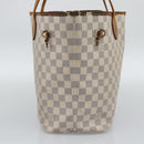 LOUIS VUITTON Damier Azur Neverfull MM Tote Bag N41605 LV Auth 196028-3