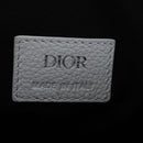 Christian Dior Saddle Bag Body Bag Leather Gray Silver Auth 196031V-21