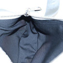 Christian Dior Saddle Bag Body Bag Leather Gray Silver Auth 196031V-23