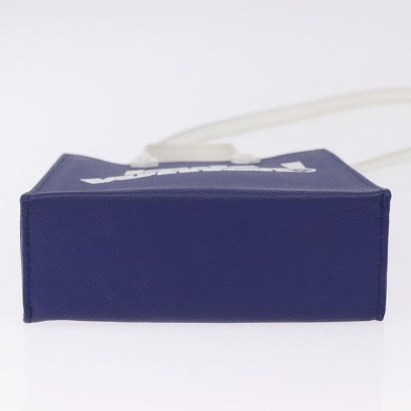 LOUIS VUITTON Sac XS Hand Bag Leather Blue M80841 LV Auth 196032M