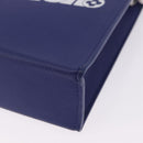 LOUIS VUITTON Sac XS Hand Bag Leather Blue M80841 LV Auth 196032M-15