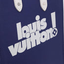 LOUIS VUITTON Sac XS Hand Bag Leather Blue M80841 LV Auth 196032M-19