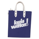 LOUIS VUITTON Sac XS Hand Bag Leather Blue M80841 LV Auth 196032M-13