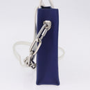 LOUIS VUITTON Sac XS Hand Bag Leather Blue M80841 LV Auth 196032M-3